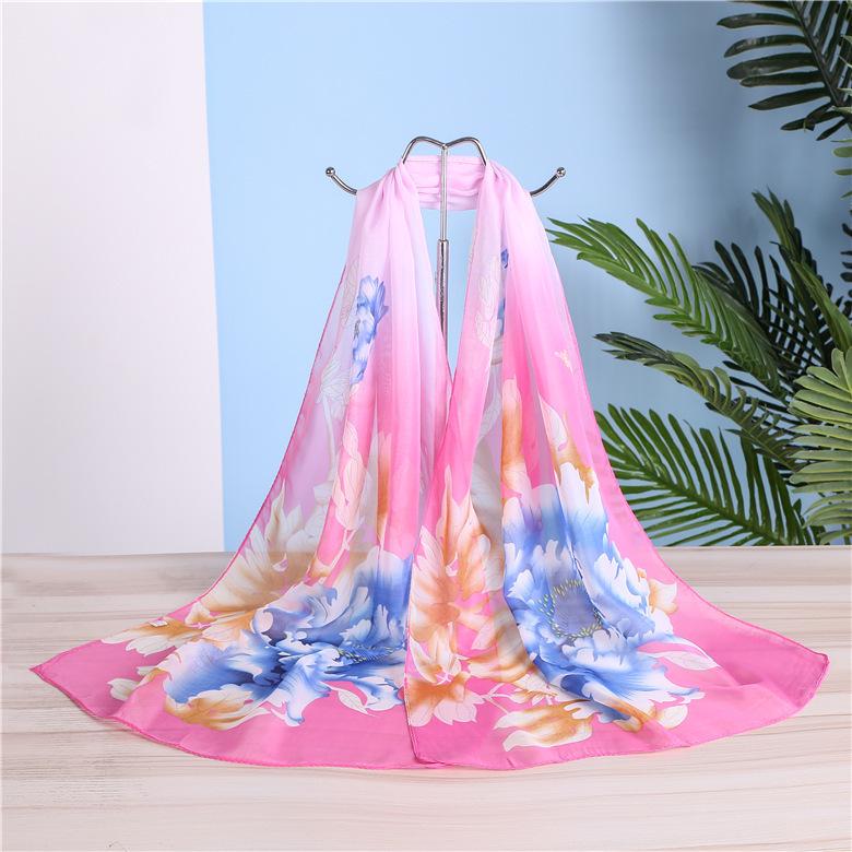 Magpie Spring Chiffon Scarf: Lightweight Ladies' Shawl, Perfect for Spring/Summer Sunscreen Wear
