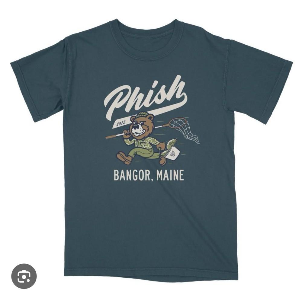Phish Band Bear Navy Color T-Shirt Cotton Unisex Classic Collection S-5XL M743 Unisex T-Shirt L