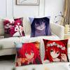 High School DxD Anime Cushion Cover Reversible Plush Pillow Cover – For Car, Sofa, Bedroom, Perfect As a Gift.