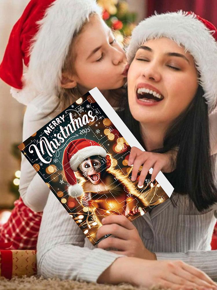 Christmas Tree Decorations Multi-Purpose Hanging Monkey Ornaments Mini Xmas Tree Monkey Pendant for Holiday Backpack Ornaments