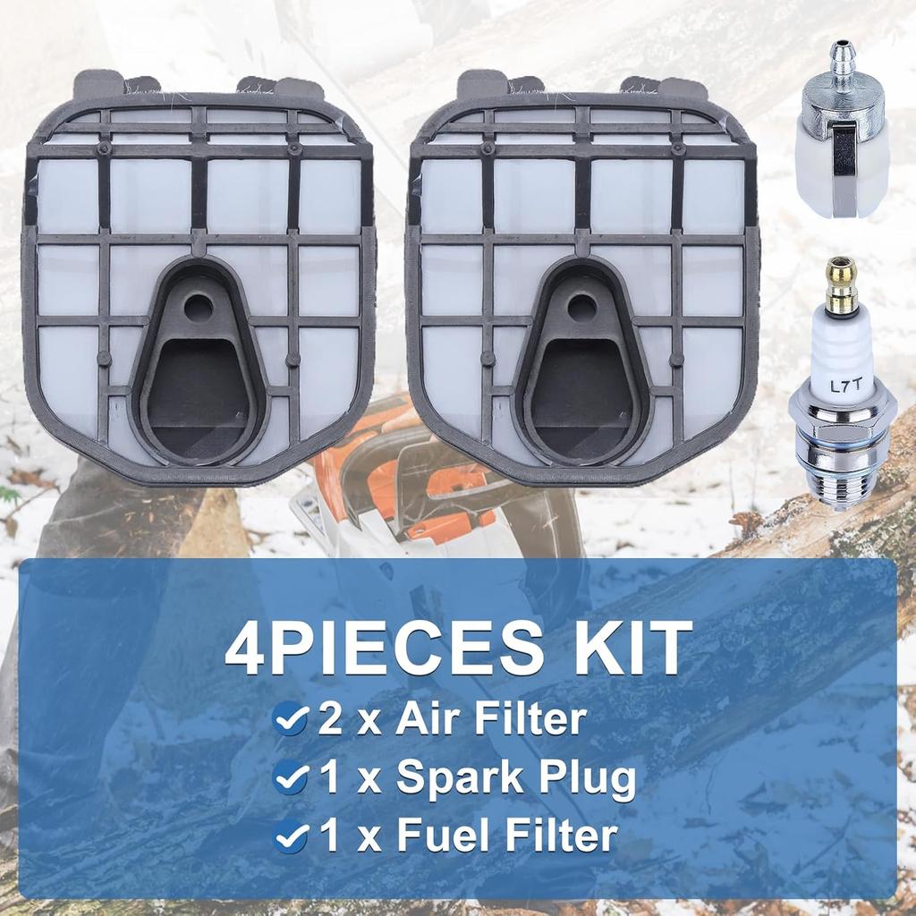 AUMEL Air Filter Kit Fit for Echo Chainsaw CS390 CS501 491S 390SX 501SX Replace 90174Y A226001090