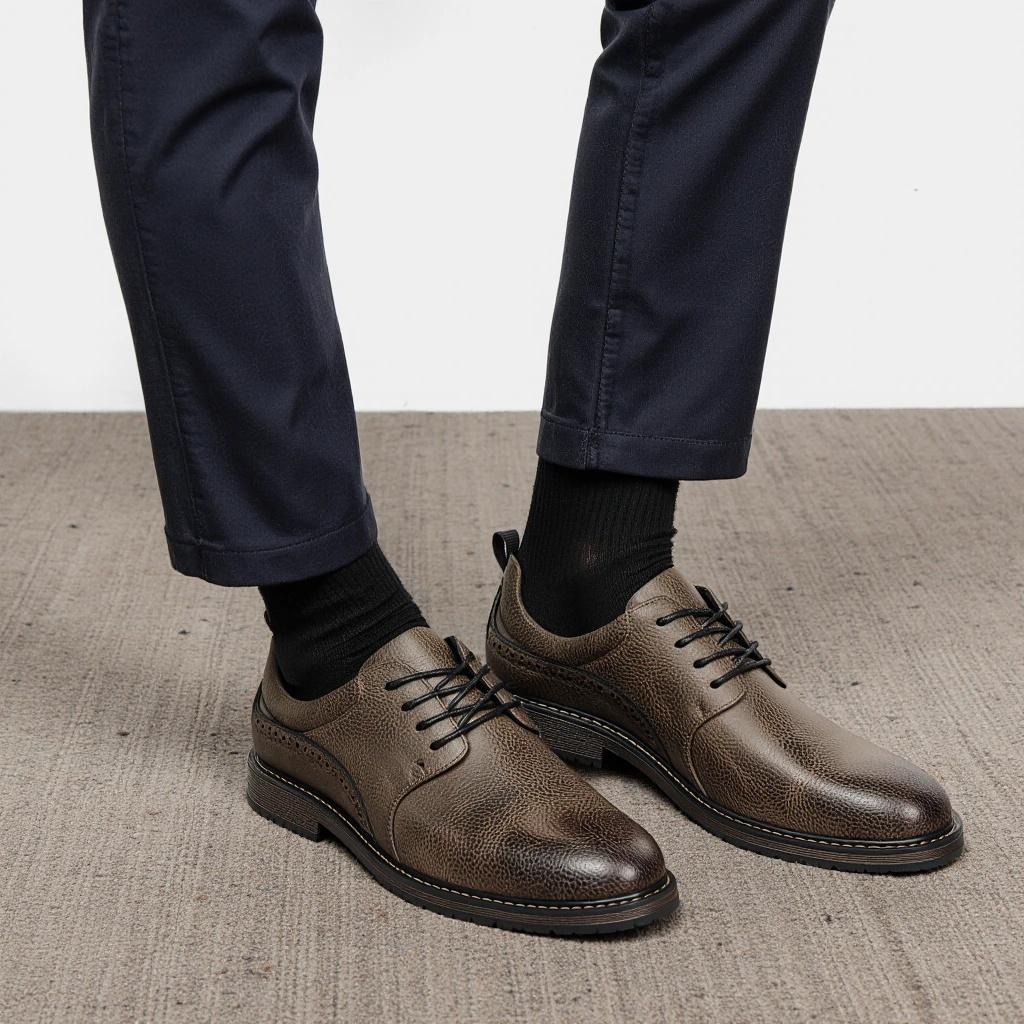 Herren Freizeitschuhe 2026 Bequem Mode Marke Herren Derby Schuhe