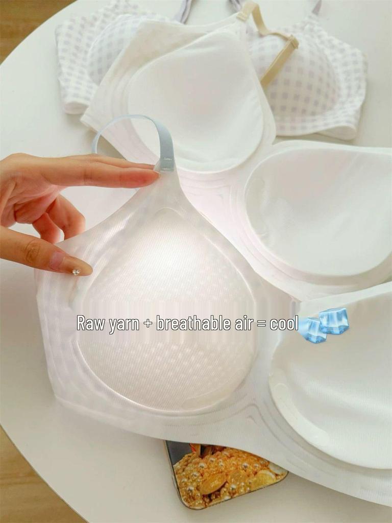Seamless Wirefree Cool Touch Summer Bra for Women with Small Busts