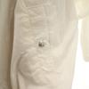SNIDEL Long sleeve Sporty Pleated combination Long dress F white Women Used