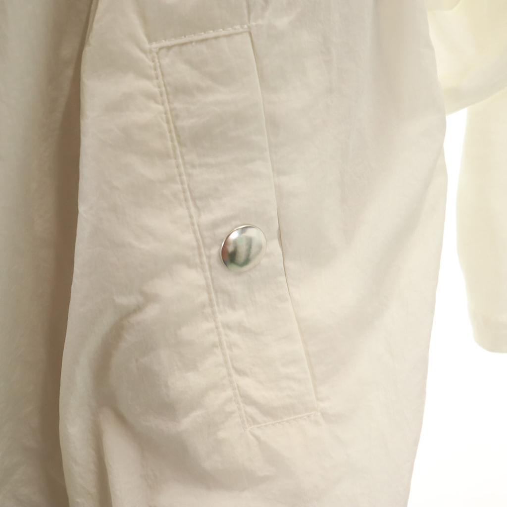 SNIDEL Long sleeve Sporty Pleated combination Long dress F white Women Used