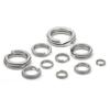 50Pcs Split Rings Assorted Fishing Split Rings Stainless Fishing Tackle Rings