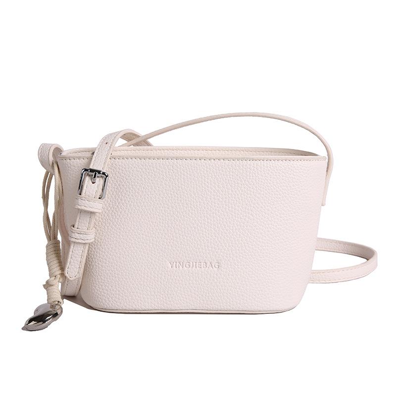 High-end boat bag ingot bag mini small bag women's new fashion and leisure single shoulder crossbody bucket bag