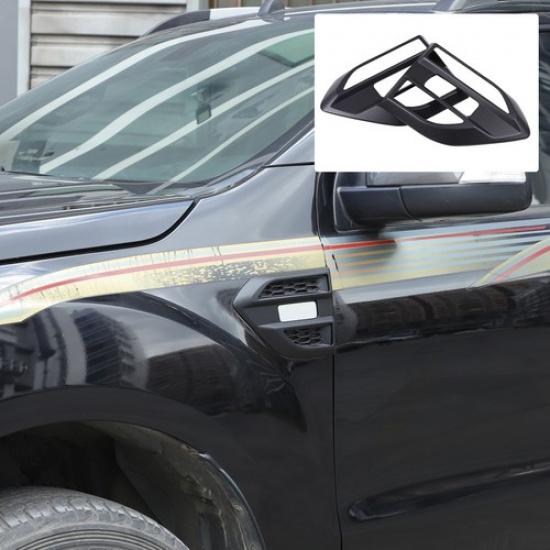 Матовая черная ABS накладка-стикер на боковое крыло для Ford Ranger T6 2015- США