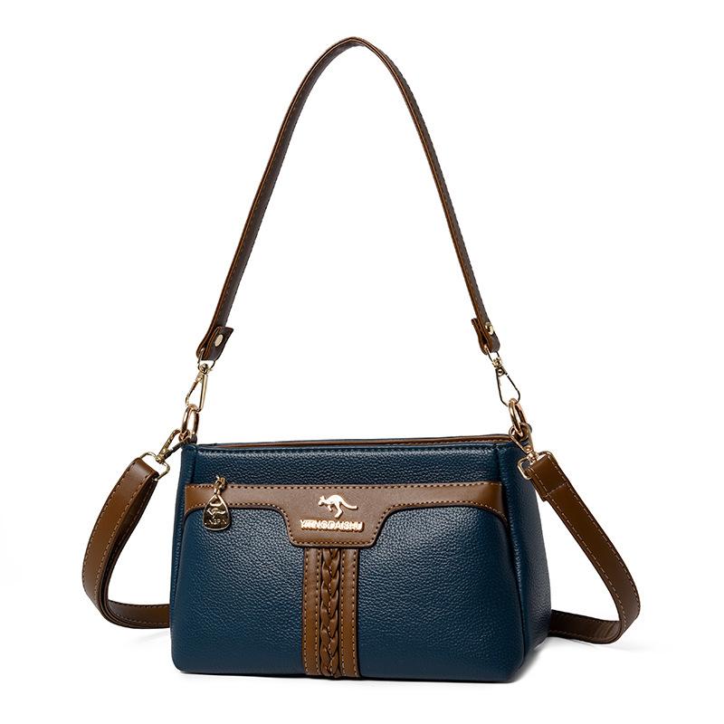 

Single Shoulder Bag, Casual Women s Bag, Elegant Small Square Bag, Simple Crossbody Bag At The Armpit синій