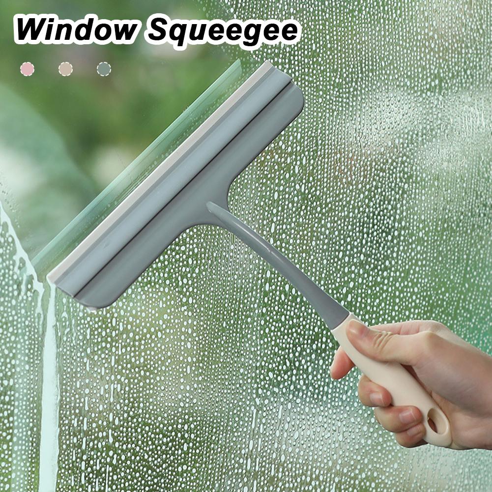 Multi-Purpose Silicone Scraping Washing Household Window Bathroom Kitchen Glass Cleaning Tool Floor Surface Small Wiper
