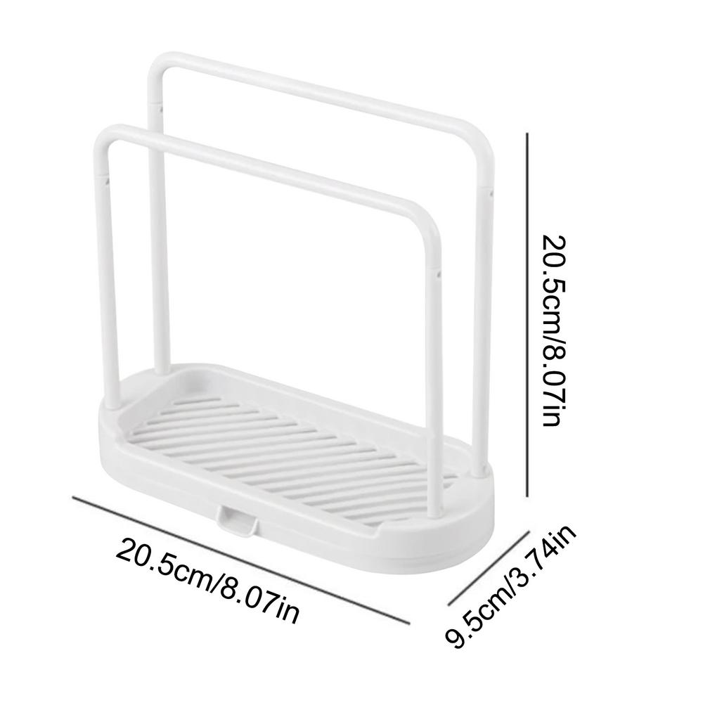 

Кухонная стойка для хранения полотенец, полка для сушки губок, пластиковая подставка для посудных тряпок, органайзер для дома, держатели с поддоном для слива, гаджеты