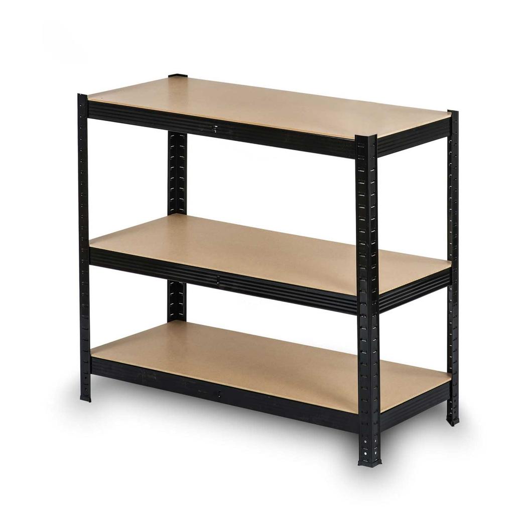 Metal Storage Rack 150 X 75 X 30 Cm Humberg Hr-811 Black