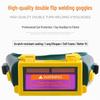 Auto-Darkening Double-Flip Welding Goggles