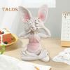 Meditationskatt Figur Harts Buddha Hårlös Katt Prydnader Sitta i Meditation Zen Katt Skulptur Heminredning Gåva till Meditationsentusiaster