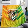 Chiapas FC pattern Flannel Blanket, High quality Comfortable for All Seasons, Home Decor, Warmth and Comfort, Perfect for Gifts.