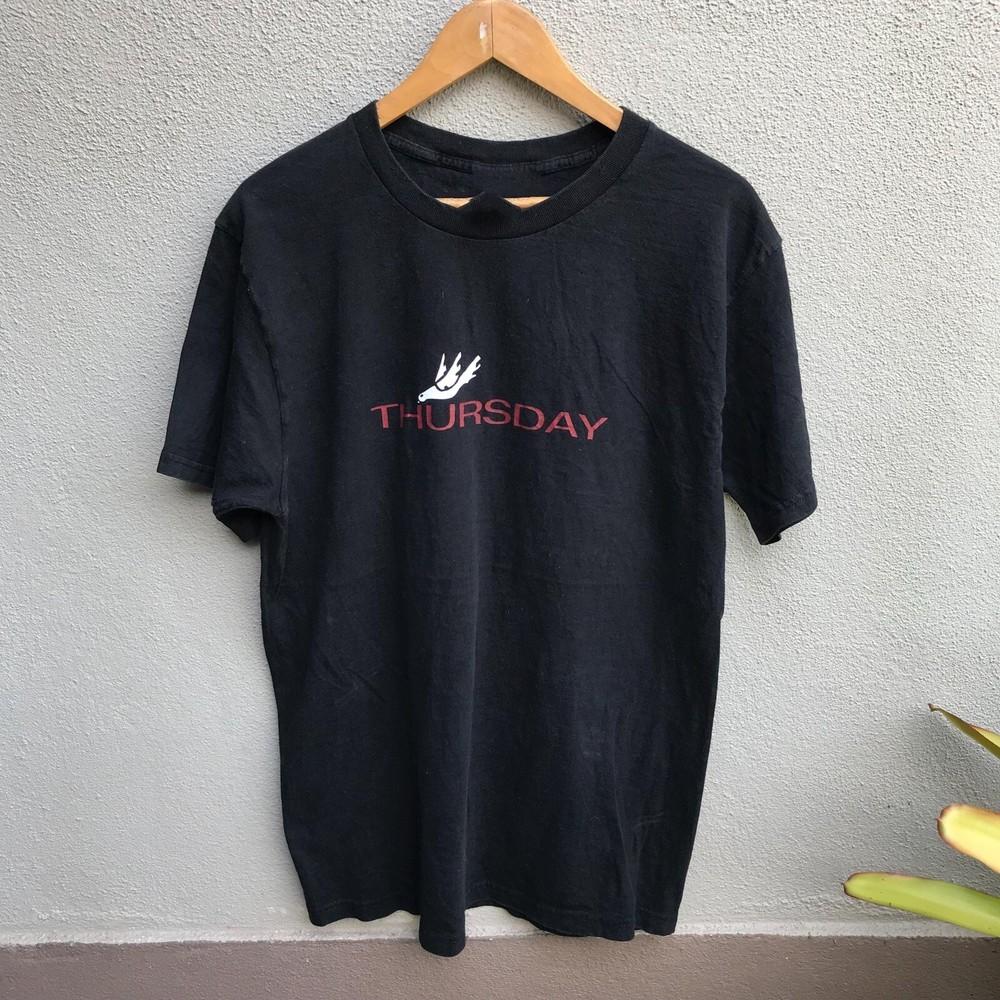 

Rare THURSDAY Band Black 100% Cotton Full Size T-Shirt Unisex BL1155 4XL