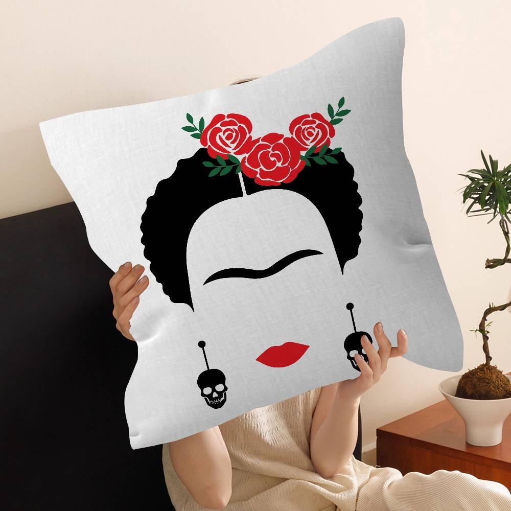 Art Frida Personalized Pillow Dust Cover Bedroom Kids Party Decoration Pillowcase Birthday Children Gift