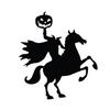 Einzigartige Fenstersticker Statische Elektrizität Schwarze Halloween Dekorationen Aufkleber