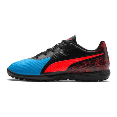 Ein 19.4 TT Kunstrasen Low-Top Fußballschuh Kinder Sneaker Blau Schwarz Rot 105503-01