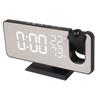 FM Radio LED Digital Smart Alarm Clock LED Digital Projection Alarm Clock for Bedroom Bedside