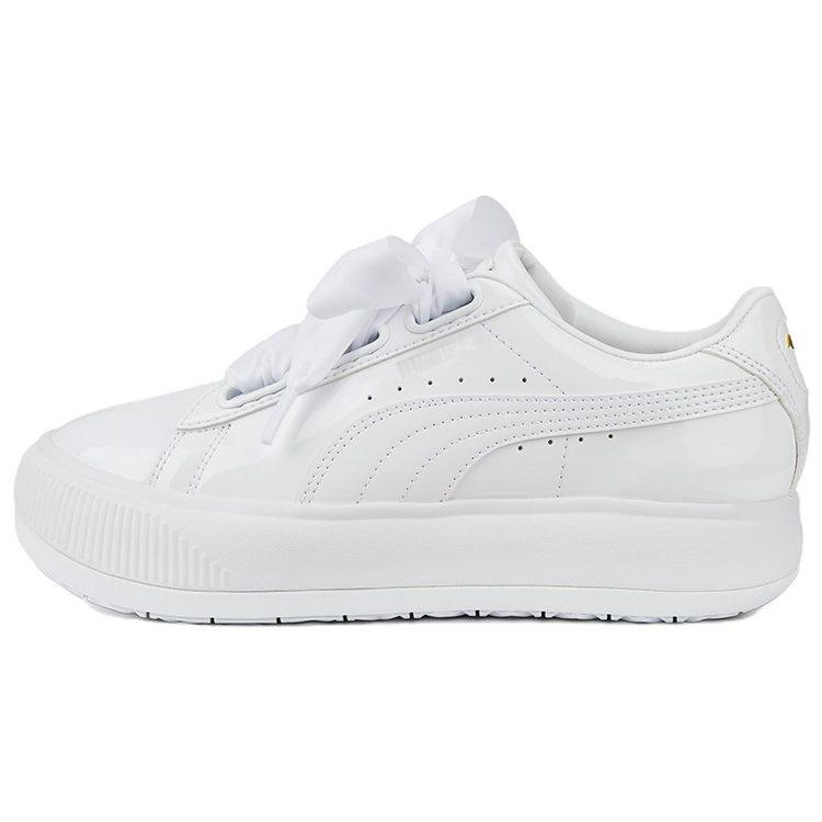 PUMA Suede Mayu Heart Patent 'White' Women's 385967-01