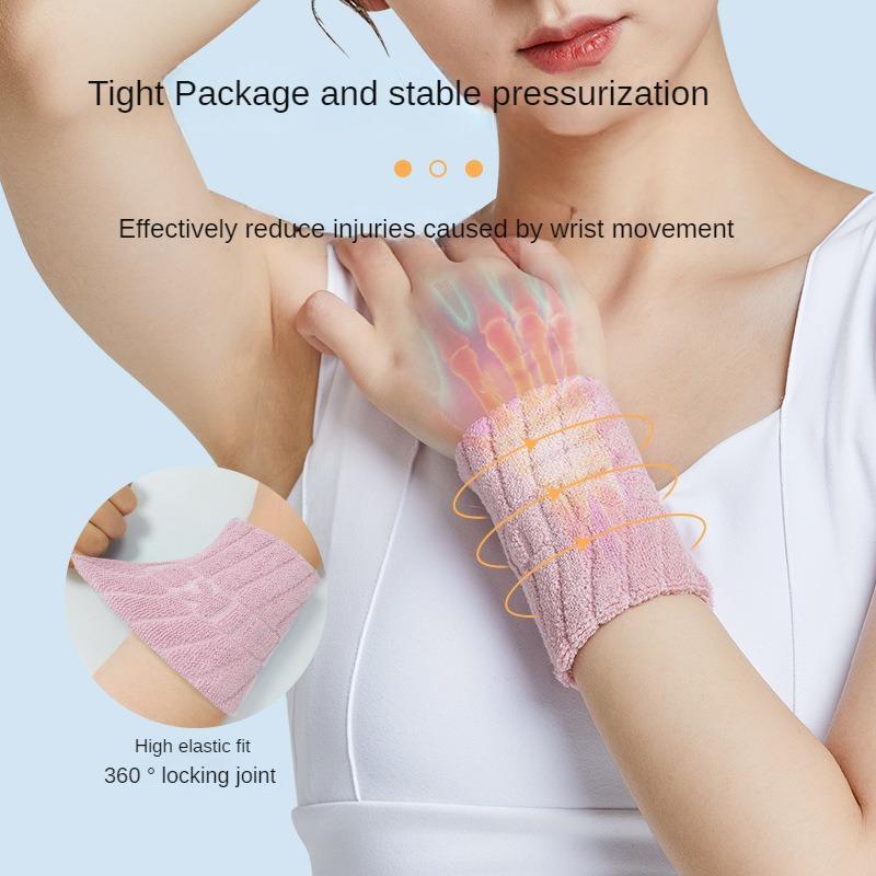 Polsino Asciugamano da Donna Sport Assorbente Sudore Corsa Badminton Asciugamano da Polso per Asciugare il Sudore Fitness Tennis Guaina da Donna per Tenere Caldo gli Uomini