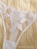 Z European & American Large Size Sexy Floral Embroidered Sheer Lingerie Set