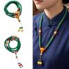 Handmade Turquoise Gemstones Prayer Beads Necklace With 8mm Round Beads Unisex Stone Wristband Cultural Spiritual Gift