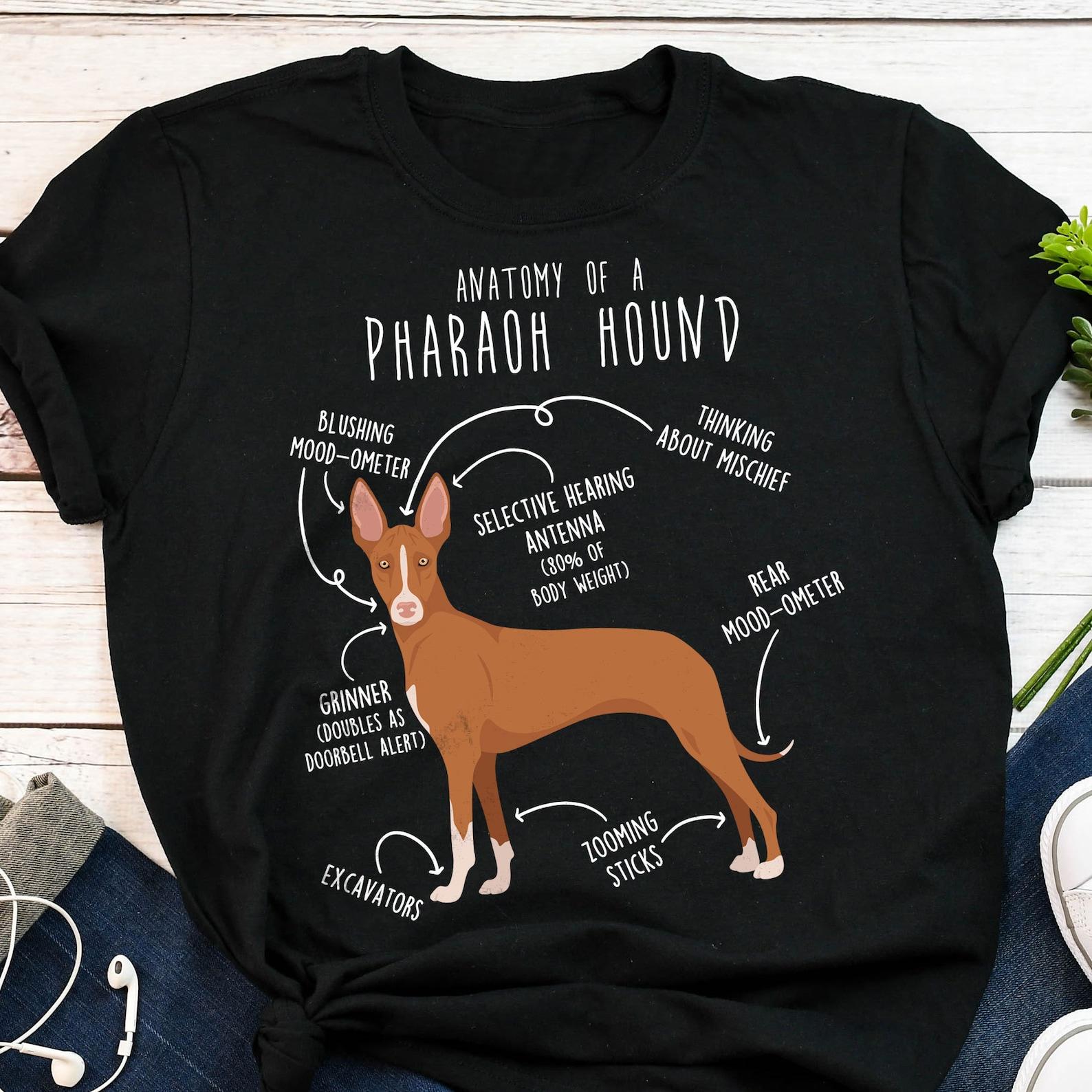 Pharaoh Hound Shirt, , , Funny Dog Lover Gift, Cute Pharaoh Hound T-shirt, Pet Tee, Pharaoh Hound Mom Top, Dog Dad, White Chest 150