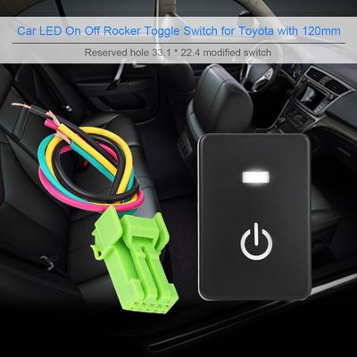 Auto LED Ein Aus Wippschalter für Camery Yaris Highlander Prius Carora POWER ON