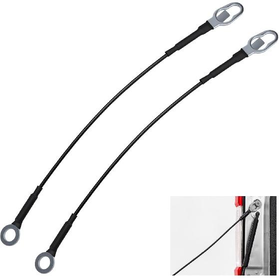 25838260 Tailgate Cable Strap, Tailgate Replacement Parts, Rear Tailgate Cables Straps, Fit for 2007-2016 Chevy Silverado GMC Sierra 1500 2500HD 5L5Z9943052AA