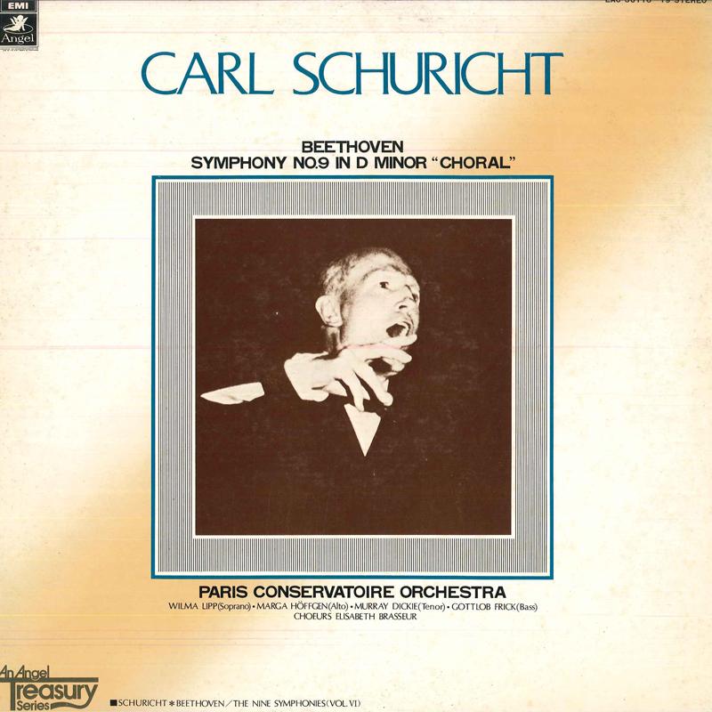 

LP Record CARL SCHURICHT ORCHESTRE DE LA SOC Beethoven Symphony No. 9 EAC3011819 ANGEL Japan Classical Used
