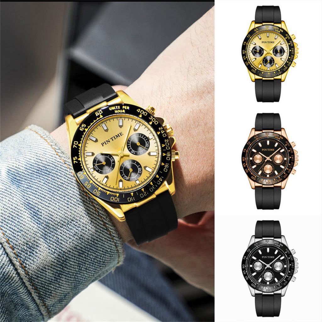 Men's Waterproof Luminous Running Alarm Clock Watch