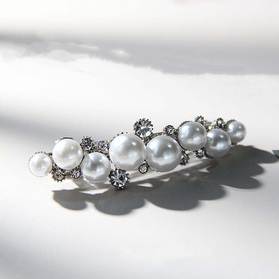 Koreanische Seniorenmode Tropföl Kristall Perle Haarspangen Elegant Damen Haarspangen Haarnadeln Haarklammern Kopfbedeckung Haaraccessoires