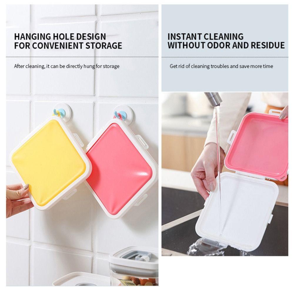 Household Sandwich Storage Box Portable Lunch Food Container Sandwich Holder Kitchen Supplies