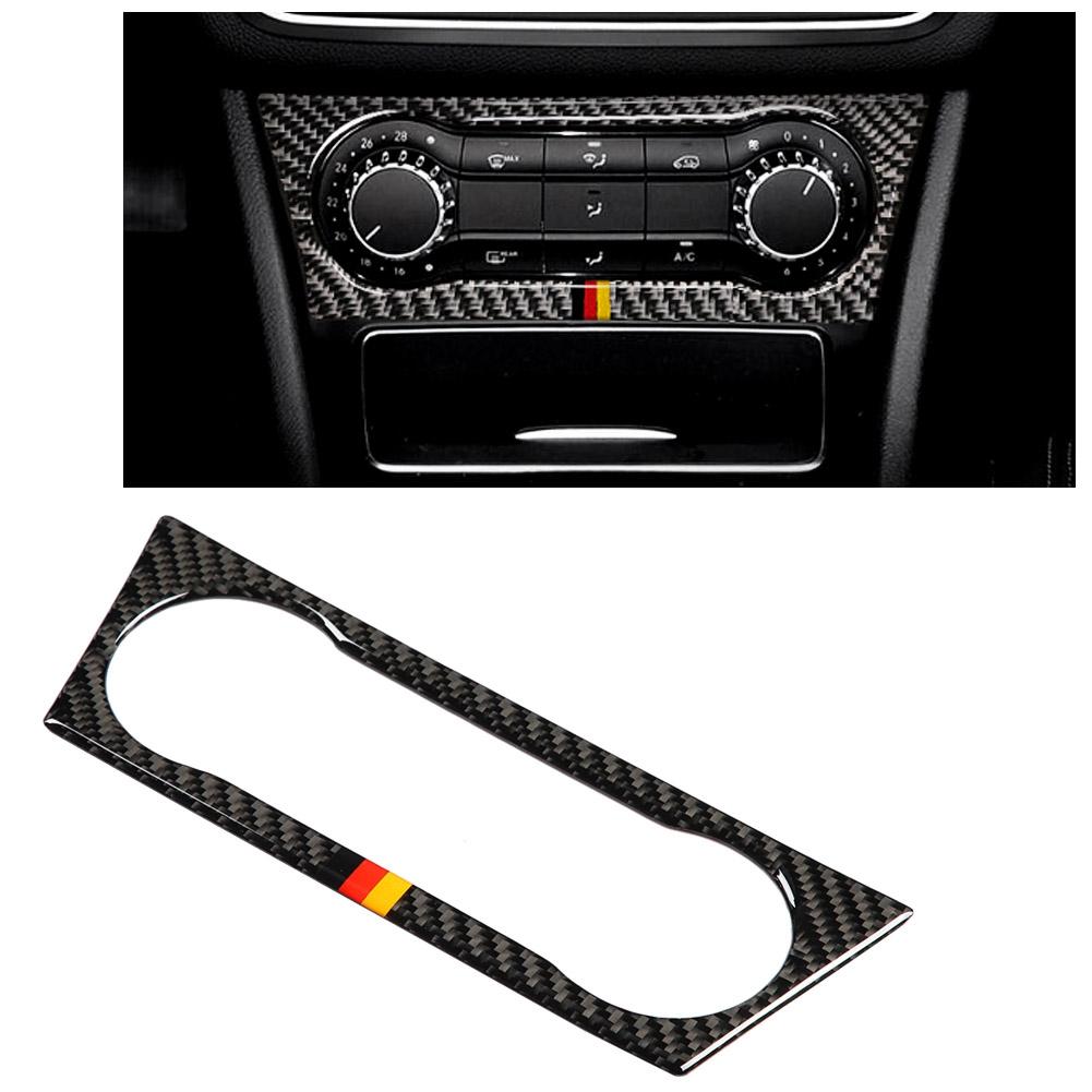 Car Conditioner AC Control Panel Frame Sticker Cover Trim for ACelsiusBCelsiusGLACelsiusCLA Left Drive #1