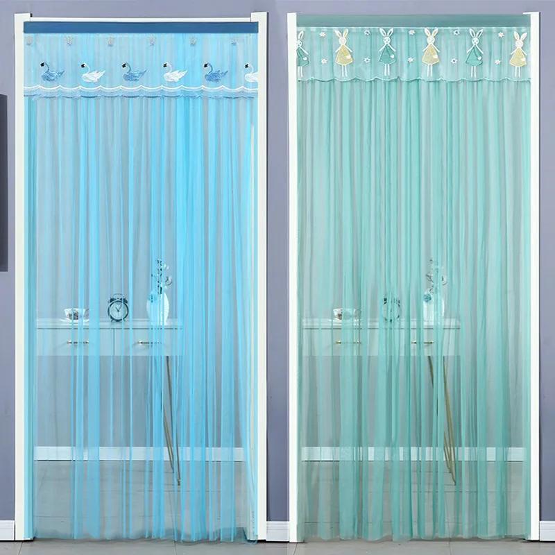 No-punch Anti-mosquito Door Mesh Curtain Summer Mosquito Proof Door Curtain Self-adhesive Mosquito Proof Net Bug Screen No Punching Door Curtain