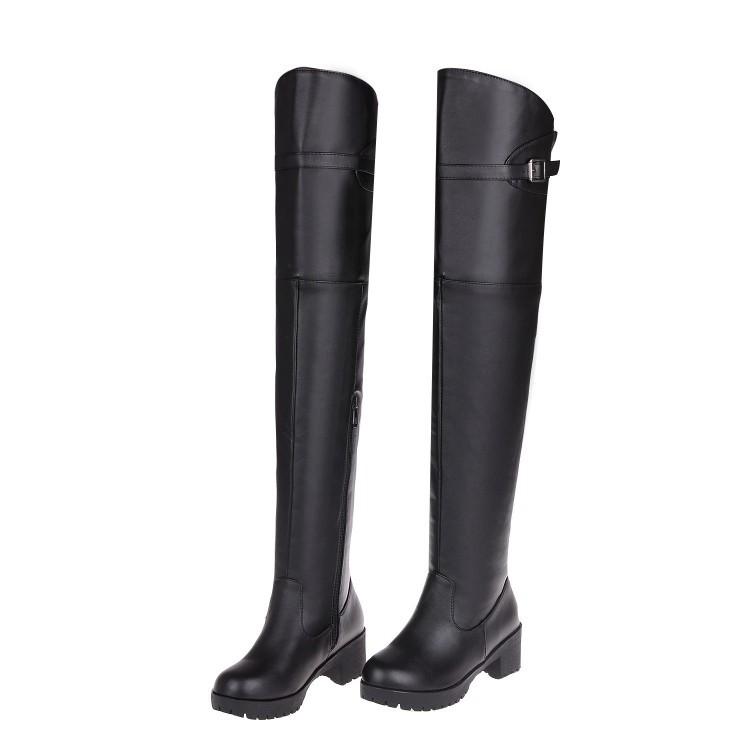 

Весна, Осень и Зима Корейская Версия Черные Сапоги Выше Колена Узкие Стройнящие Ноги Длинные Сапоги На Толстой Подошве Средний Каблук Толстый Каблук Сапоги 39 чёрный