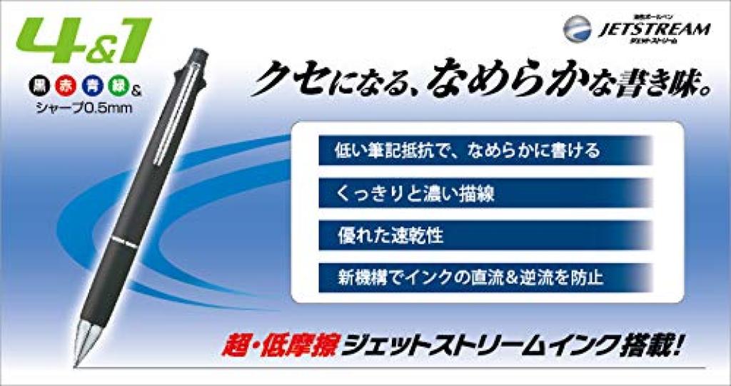 Mitsubishi Pencil Jetstream Teal of Multi-Function Pen, 4&1, 0.5mm, MSXE5-1000-05, Blue, MSXE510005.39 (Pack 3)