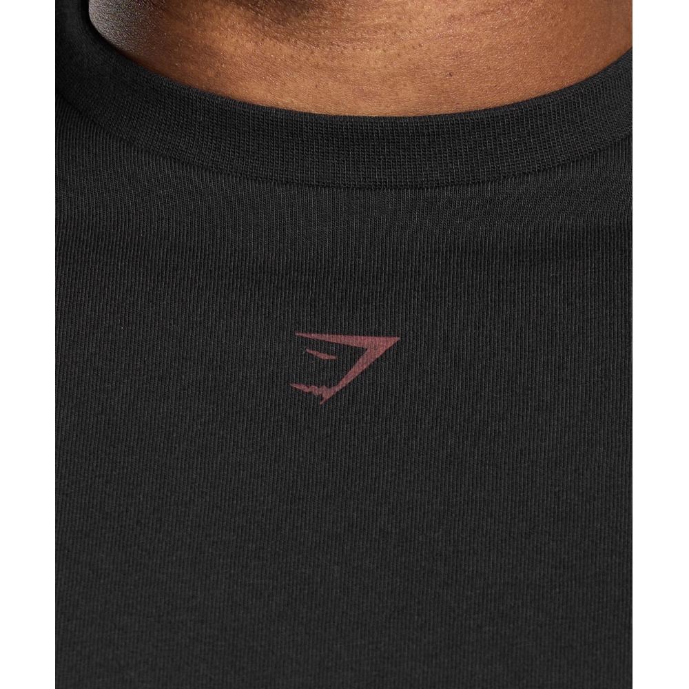 Gymshark Heavy DuTy T shirT Black A2b8k Bb2j