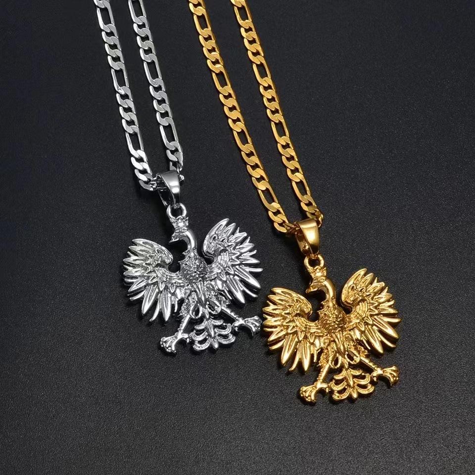New Anney Poland symbol eagle pendant fashionable Polish jewelry necklace