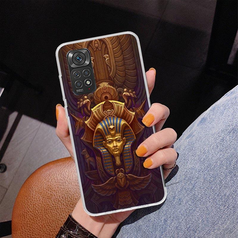 Egypt Nefertiti Anubis Ankh Pharaoh Phnoe Case for Phnoe Case for Xiaomi Redmi Note 15 14 14S 13 Pro Plus 12 12S 11S 11E 10S 10