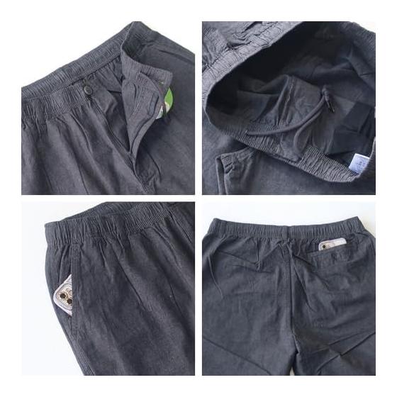 [Cospa Selectable Inseam] Men's Pants, 100% Cotton, Hemmed, Selectable, Inseam 65cm, Inseam 70cm, Cotton Chambray, Outdoor, Work Pants, Color Pants,