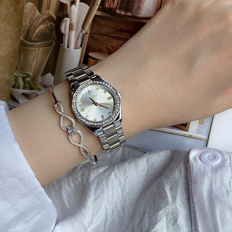 Personalized Wind Stainless Steel Strap Watch Women'S Watch Women'S Fashion Temperament Women'S Diamonds