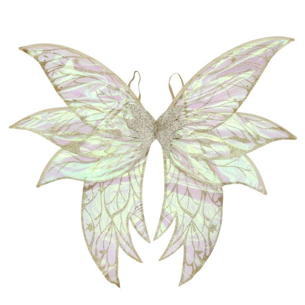 Iridescent Fairy Wings Layered Silhouette Angel Wings Dress Up Wings for Children and Adults