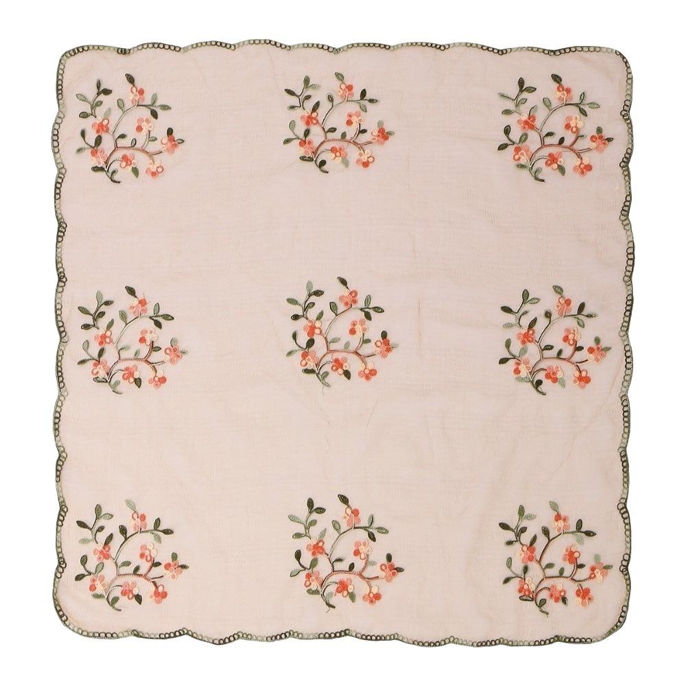 Thin Plum Blossom Scarf Lace Neck Tie Shawl Fashion Embroidery Lace Scarf  Daily