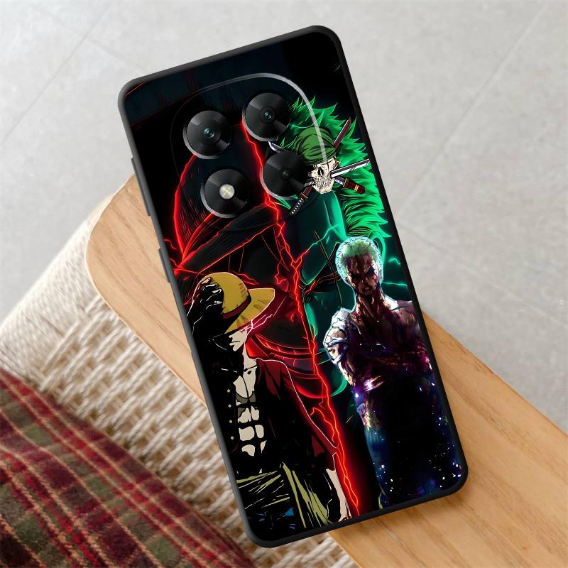One Piece Cool Green Zoro Case for Xiaomi Redmi Note 10S 9S 7 8 12s 13 14 Pro Plus 9 10 11 12 Pro 11s Black Soft Phone Cover
