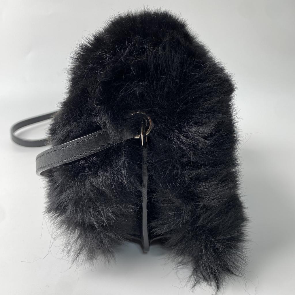 Used JIMMY CHOOShoulder Bag black leather Women