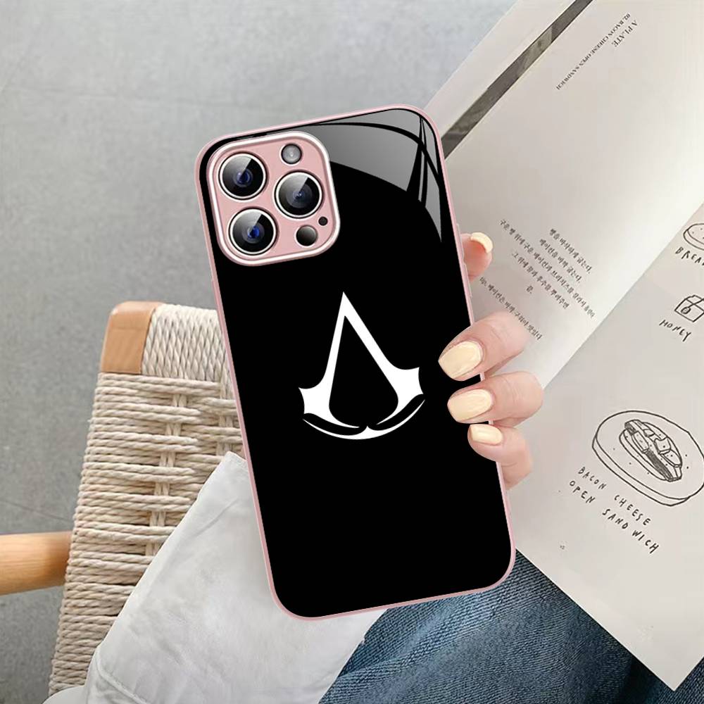 A-Assassin S-Creed Szklana Osłona Hartowana Do Gier Na Iphone 14 13 12 11 Pro Mini XS MAX 14Plus X XS XR Etui
