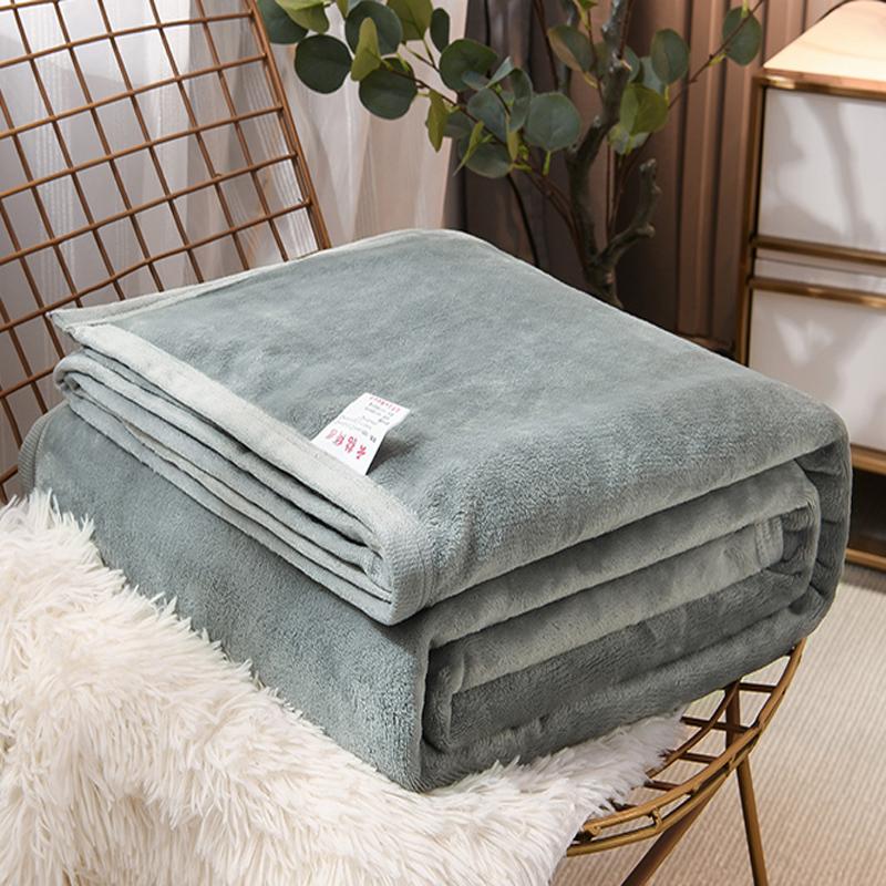 Modern Solid Color Throw Blanket Comfy and Cozy Lightweight Super Soft Blanket for Home Couch Sofa Bed Bedspread Travel Camping